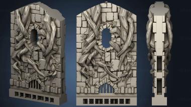 3D model Wizard Tower Wall (STL)