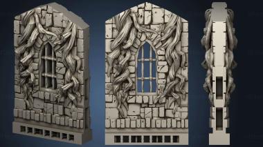 3D model Wizard Tower Wall Window (STL)