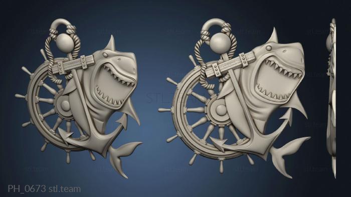 Shark and anchor