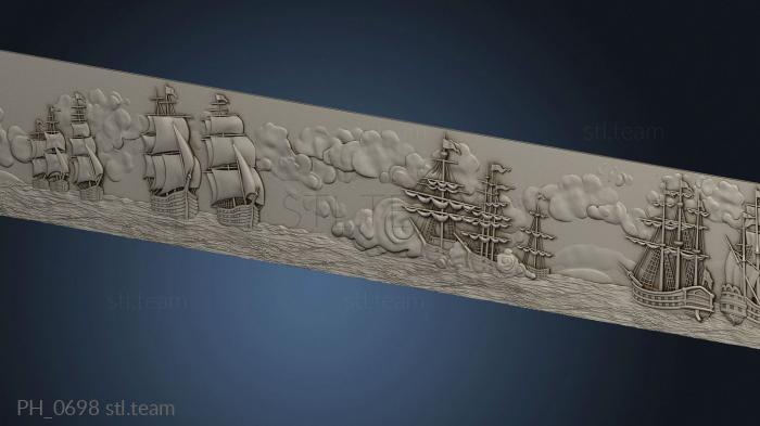 3D model Sea battle panel (STL)