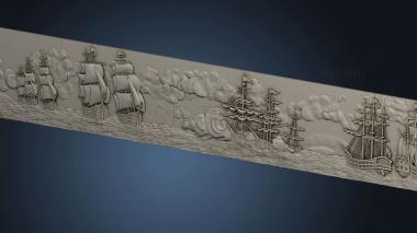 3D model Sea battle panel (STL)