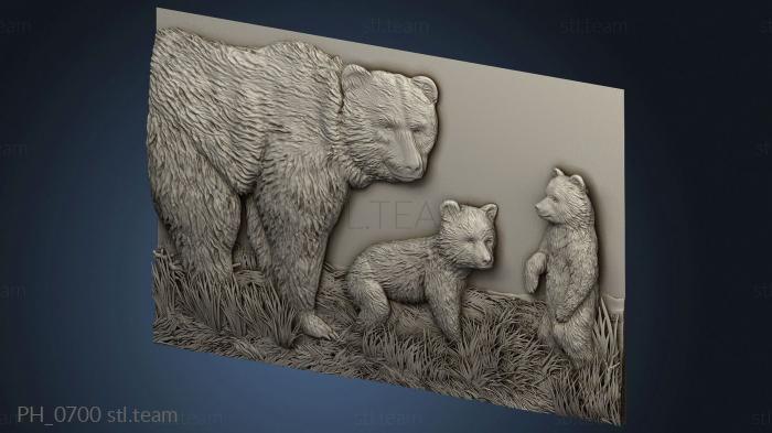 3D model The Bear Family (STL)