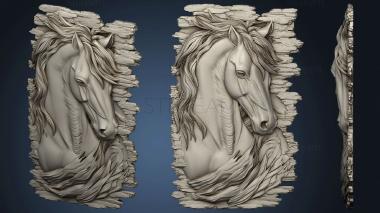 3D model Horse bas-relief (STL)