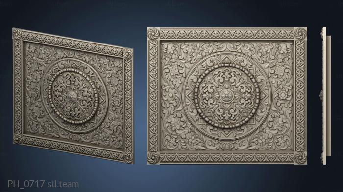 3D model Carved panel version1 (STL)