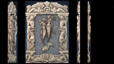 3D модель Картина русалки (STL)