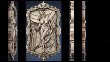 3D модель Фотография тела девочки, которую держат (STL)