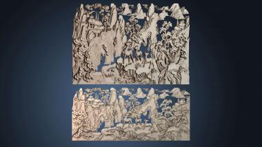 3D model Deer painting (STL)