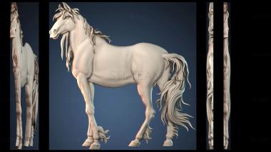 3D модель Дикая лошадь (STL)