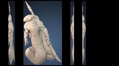 3D model Serpent Warrior (STL)