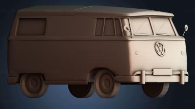 3D model Volkswagen bus (STL)