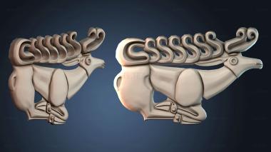3D model Stylized Animal Sculpture (STL)