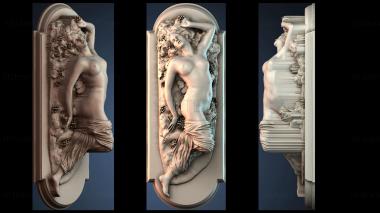 3D модель Узор «Нимфа» — Крышка шкатулки (STL)