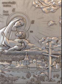 3D model Religious panel, 3d model in Stl format, for CNC (STL)