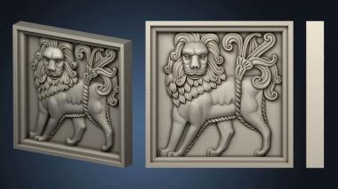 3D model Lion model (STL)