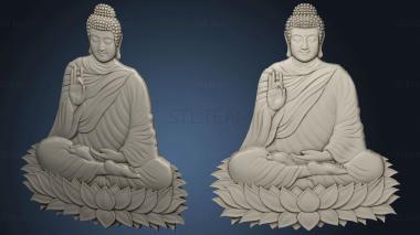 3D model Buddha statuette version1 (STL)