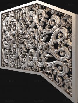 3D model 3d stl model of railings, fences, cnc manufacturing (STL)