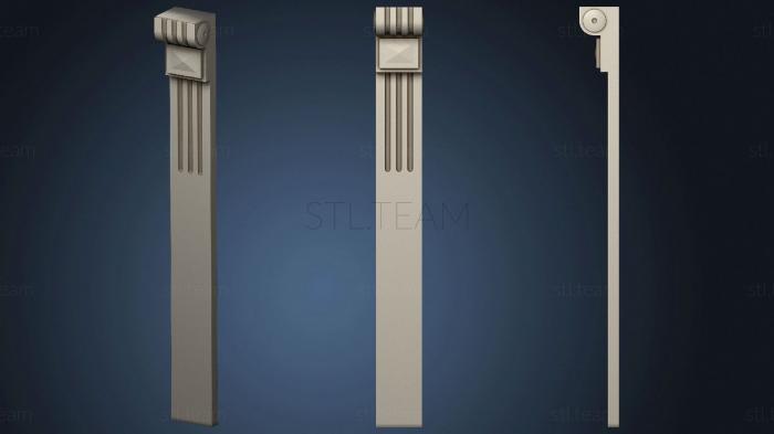 3D model Simple pillar (STL)