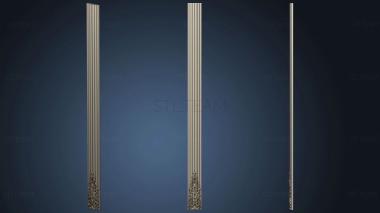 3D model Column with decoration and flutes (STL)