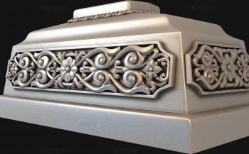 3D model Rectangular jewelry box (STL)