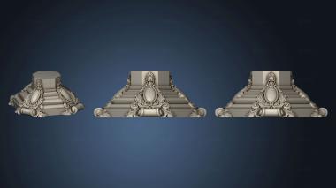 3D model Stand with carved decoration (STL)