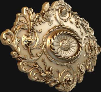 3D model Curl brooch (STL)