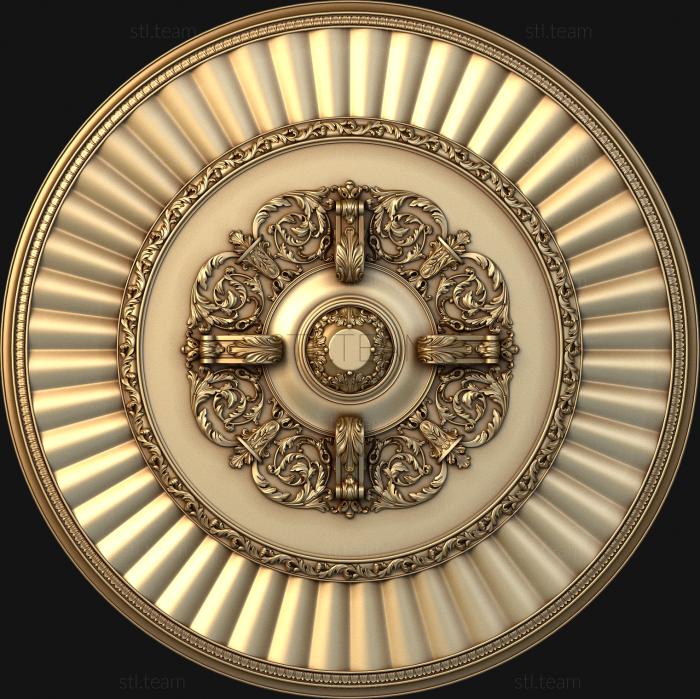 Потолочные розетки Round shield