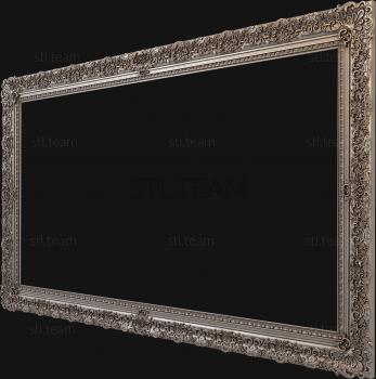 3D model Frame with a simple ornament (STL)