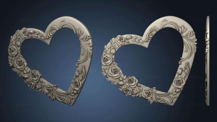 Зеркала и рамы Heart-shaped frame