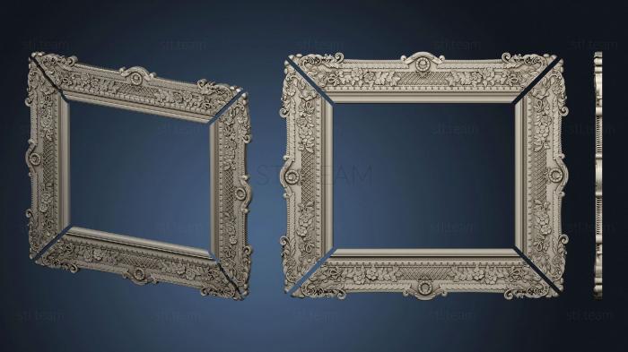 Rectangular baroque frame