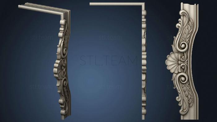 3D model The frame is carved with a crown (STL)