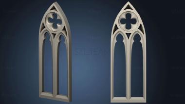 3D model Window in the Gothic style (STL)