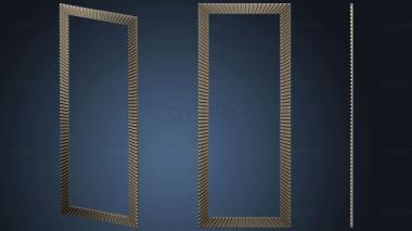 3D model Mirror frame with stripes (STL)