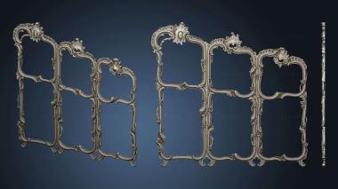 3D model Baroque screen (STL)