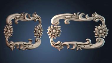 3D модель DZERKALO_RAMA_1258 (STL)