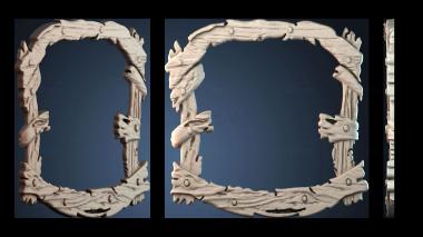 3D модель DZERKALO_RAMA_1375 (STL)