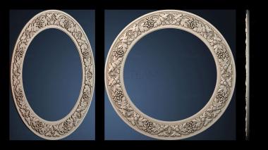 3D модель DZERKALO_RAMA_1835 (STL)