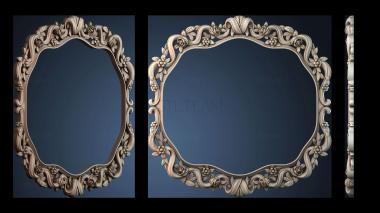 3D модель DZERKALO_RAMA_1864 (STL)