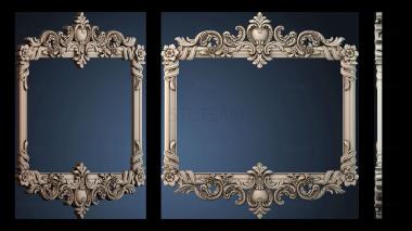 3D модель DZERKALO_RAMA_1865 (STL)