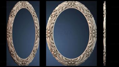 3D model Mirror frame pattern (STL)