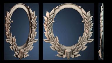 3D model Mirror frame pattern (STL)