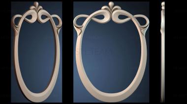 3D model Mirror frame pattern (STL)
