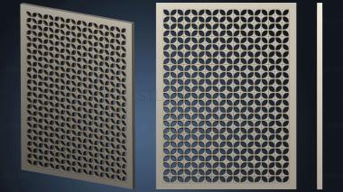 3D model Wall panel grid (STL)