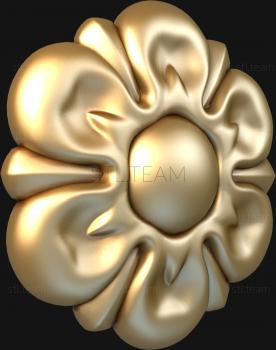 3D model Round petals (STL)