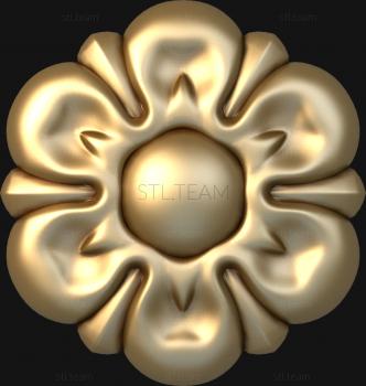 3D model Round petals (STL)