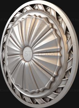 3D модель Тарелка с орнаментом по краю (STL)