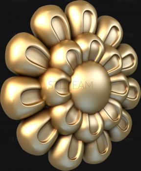 3D модель Двухярусный цветок (STL)