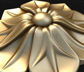 3D модель Листья с лилией (STL)