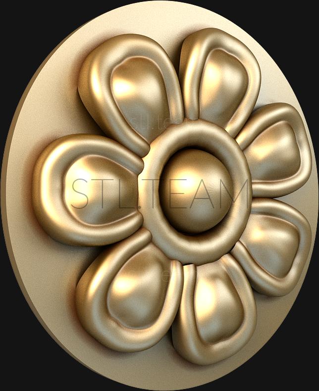 3D model Convex flower (STL)