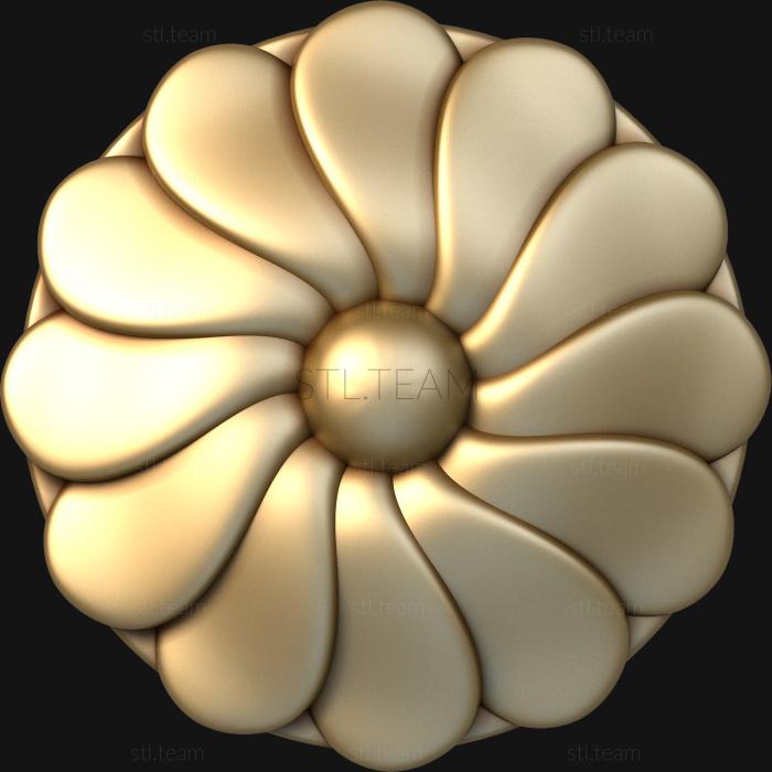 3D модель Овальные лепестки (STL)