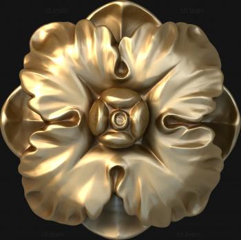 3D модель Объёмный цветок (STL)